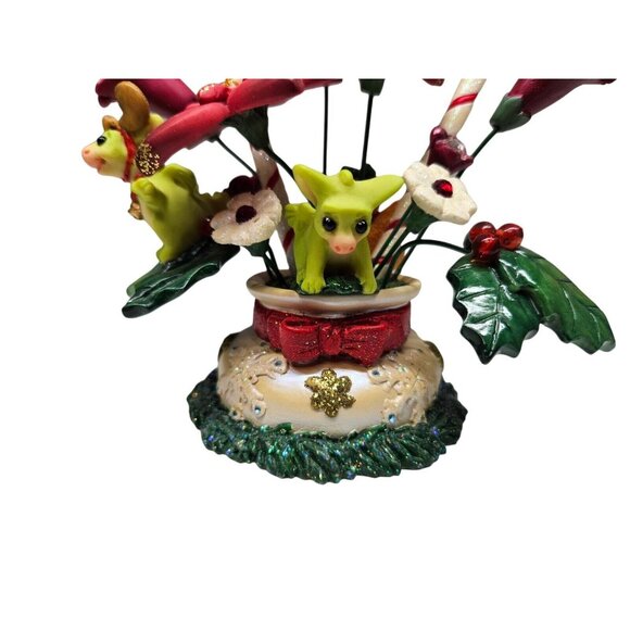 The Whimsical World of Pocket Dragons Dragons Yule Love Figurine 2004 Musgrave - Picture 2 of 10